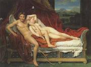 Jacques-Louis David Cupid and psyche (mk02) oil on canvas